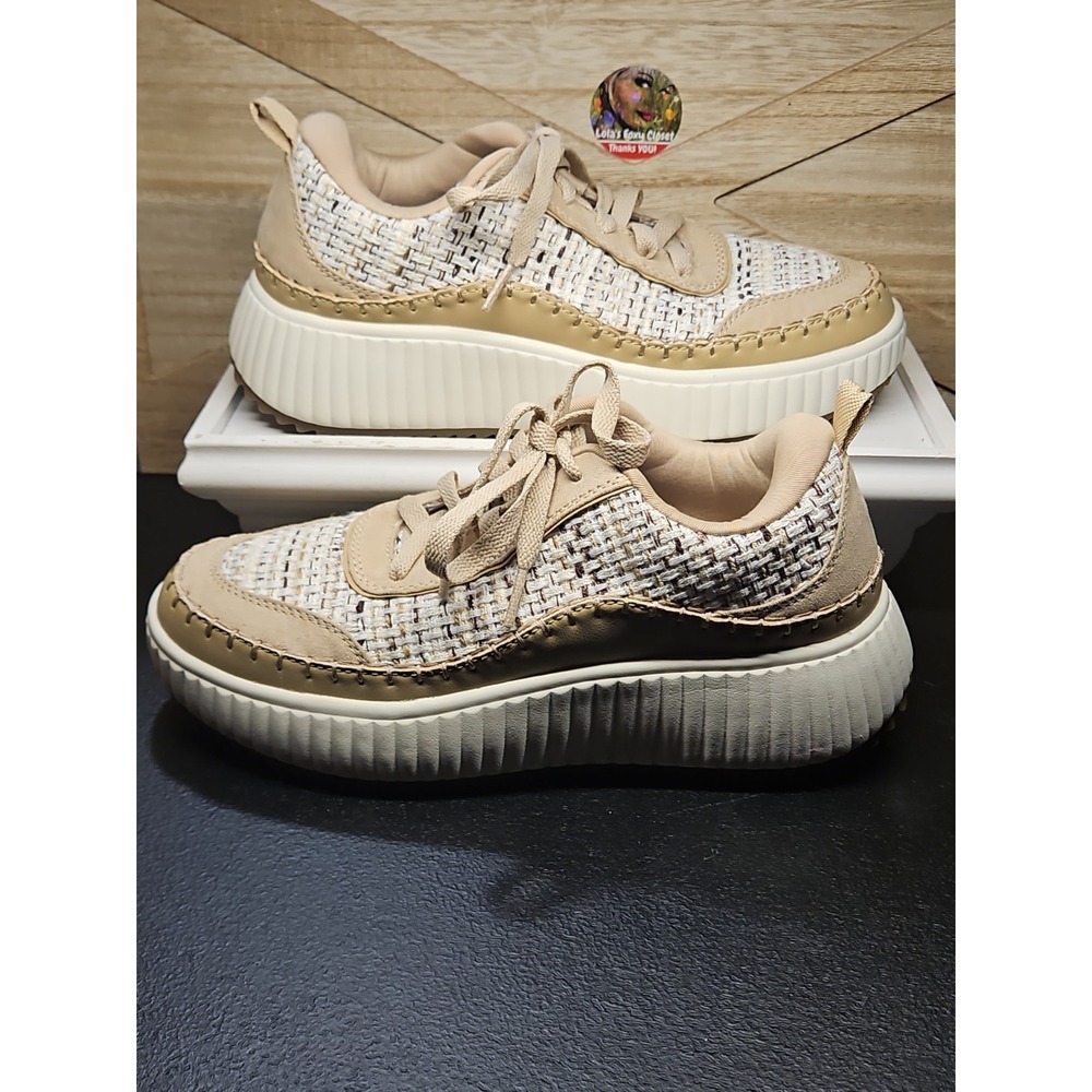 Dream Pairs Arch Chunky City Tweed  Platform Sneakers 7.5 Fall Vibes NEW #746